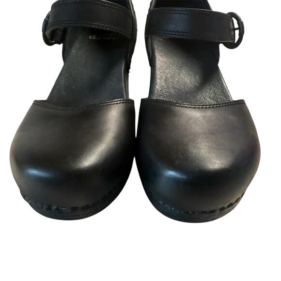 Dansko Makenna Black Genuine Leather Mary Jane Clogs size 40(9.5-10) - Picture 10 of 16